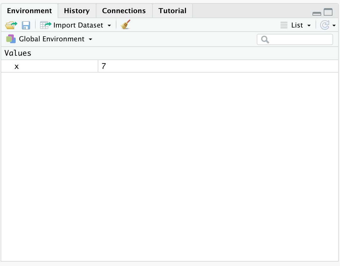 Zoom on environment with variable